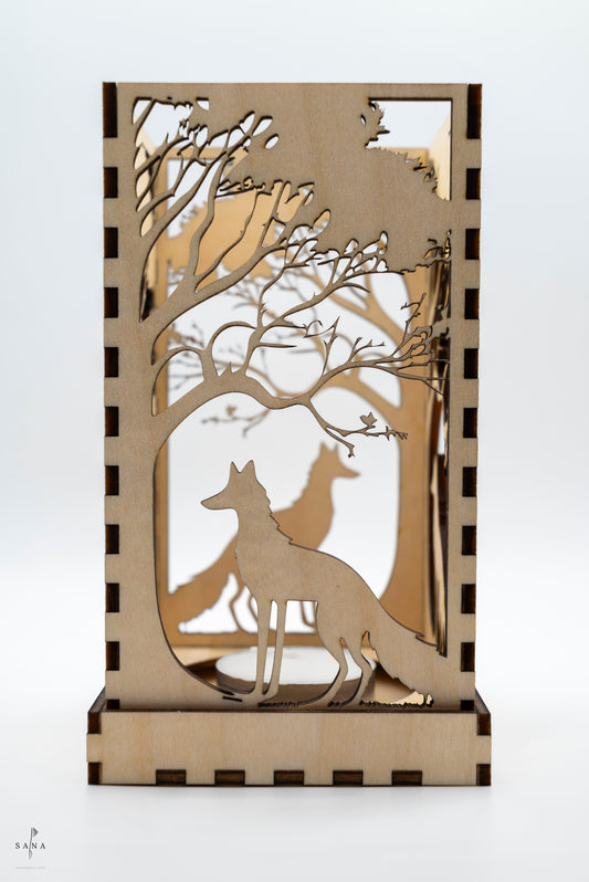 Enchanting Woodland Tea Light Lantern