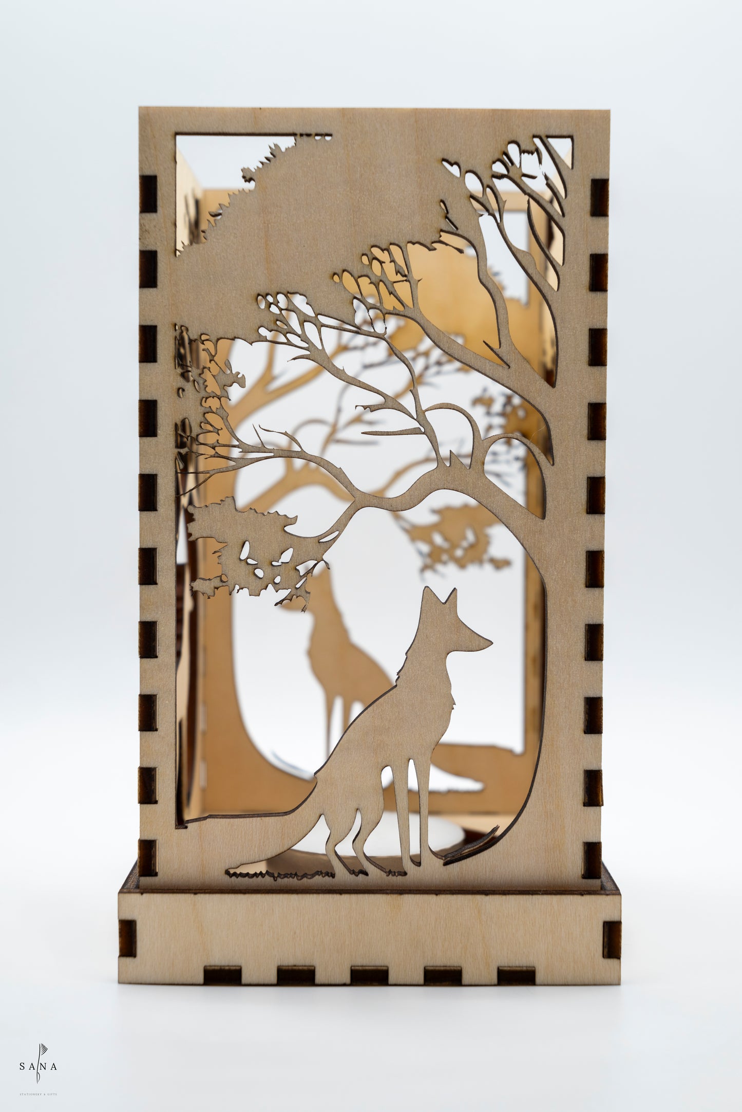 Enchanting Woodland Tea Light Lantern