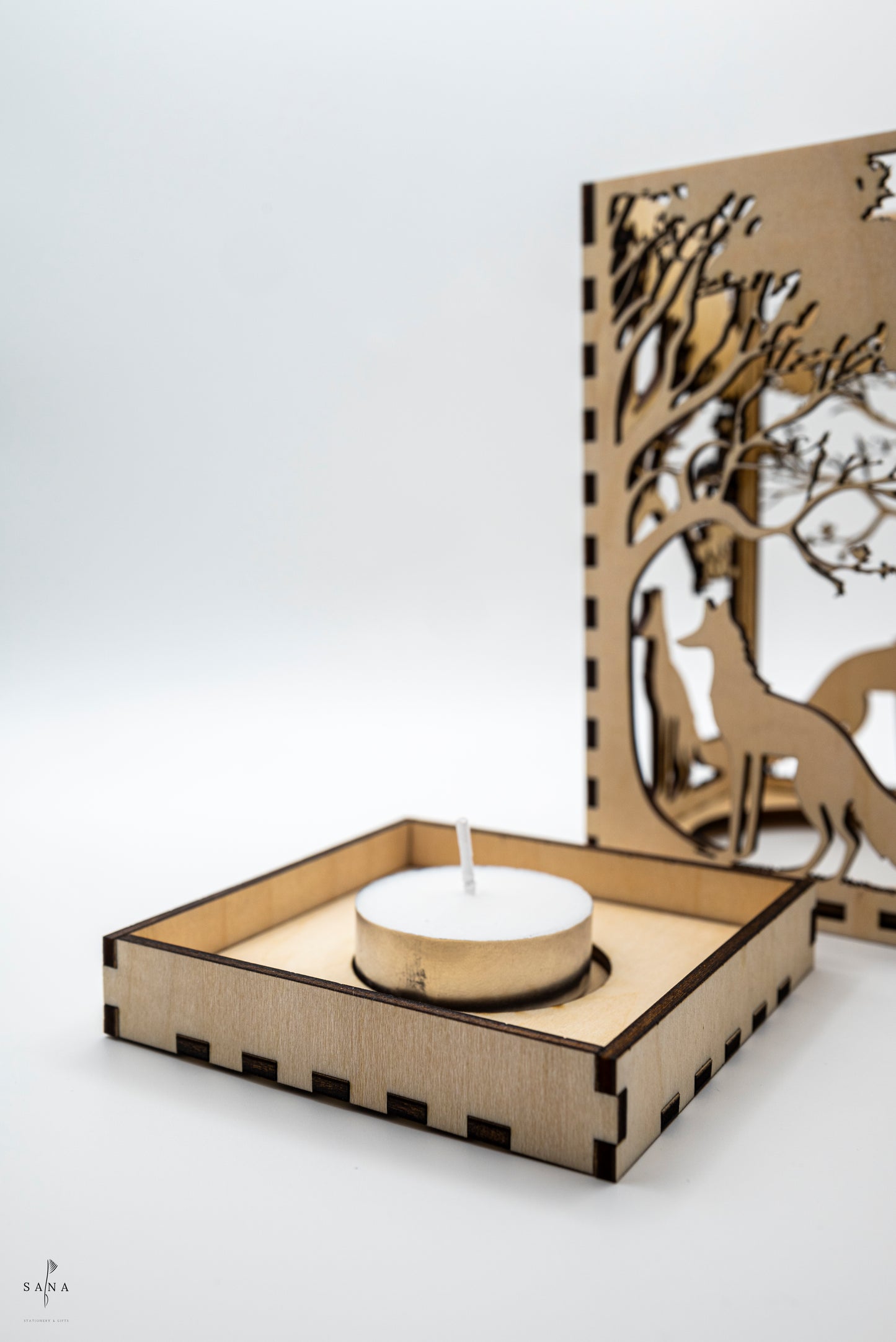 Enchanting Woodland Tea Light Lantern
