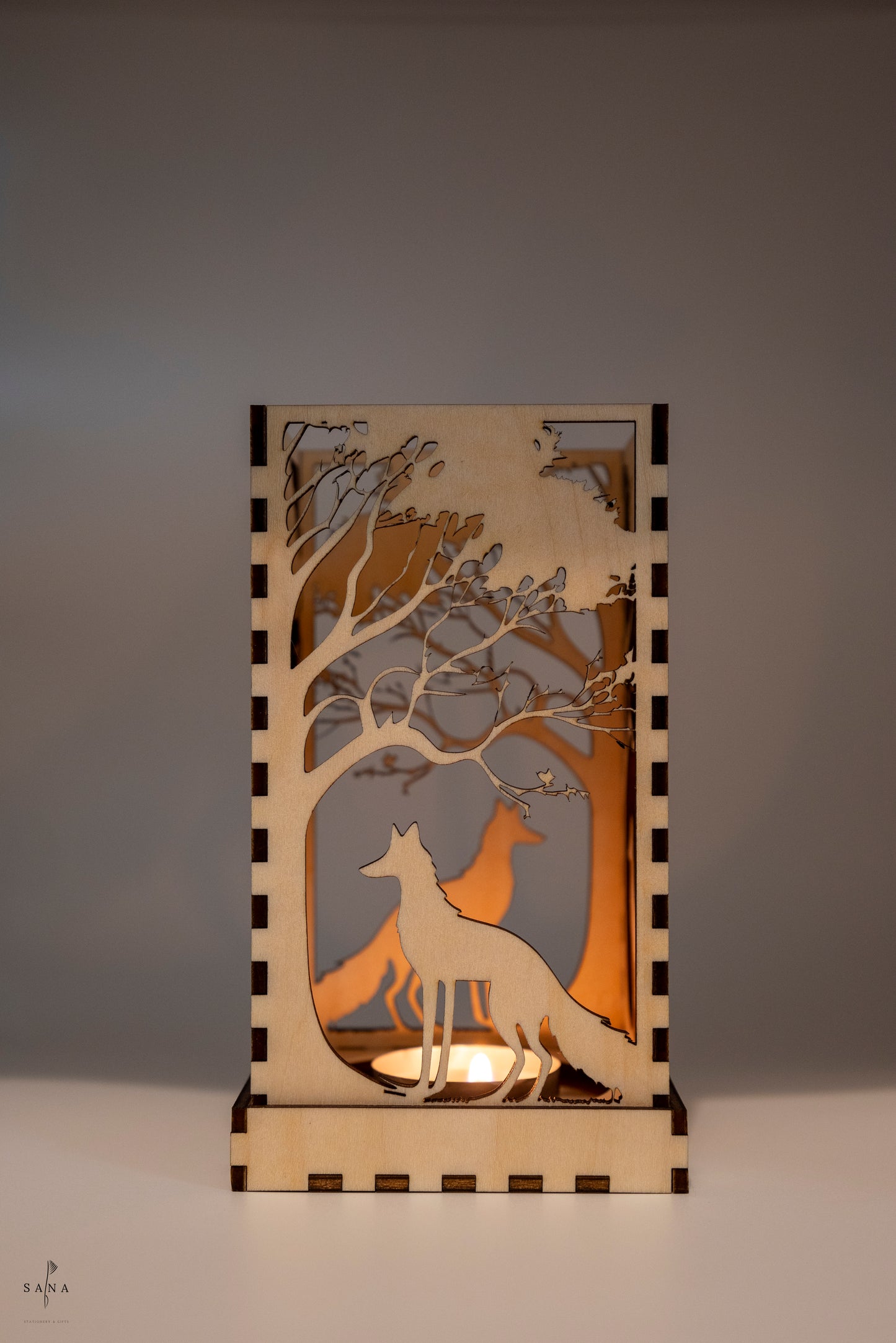 Enchanting Woodland Tea Light Lantern