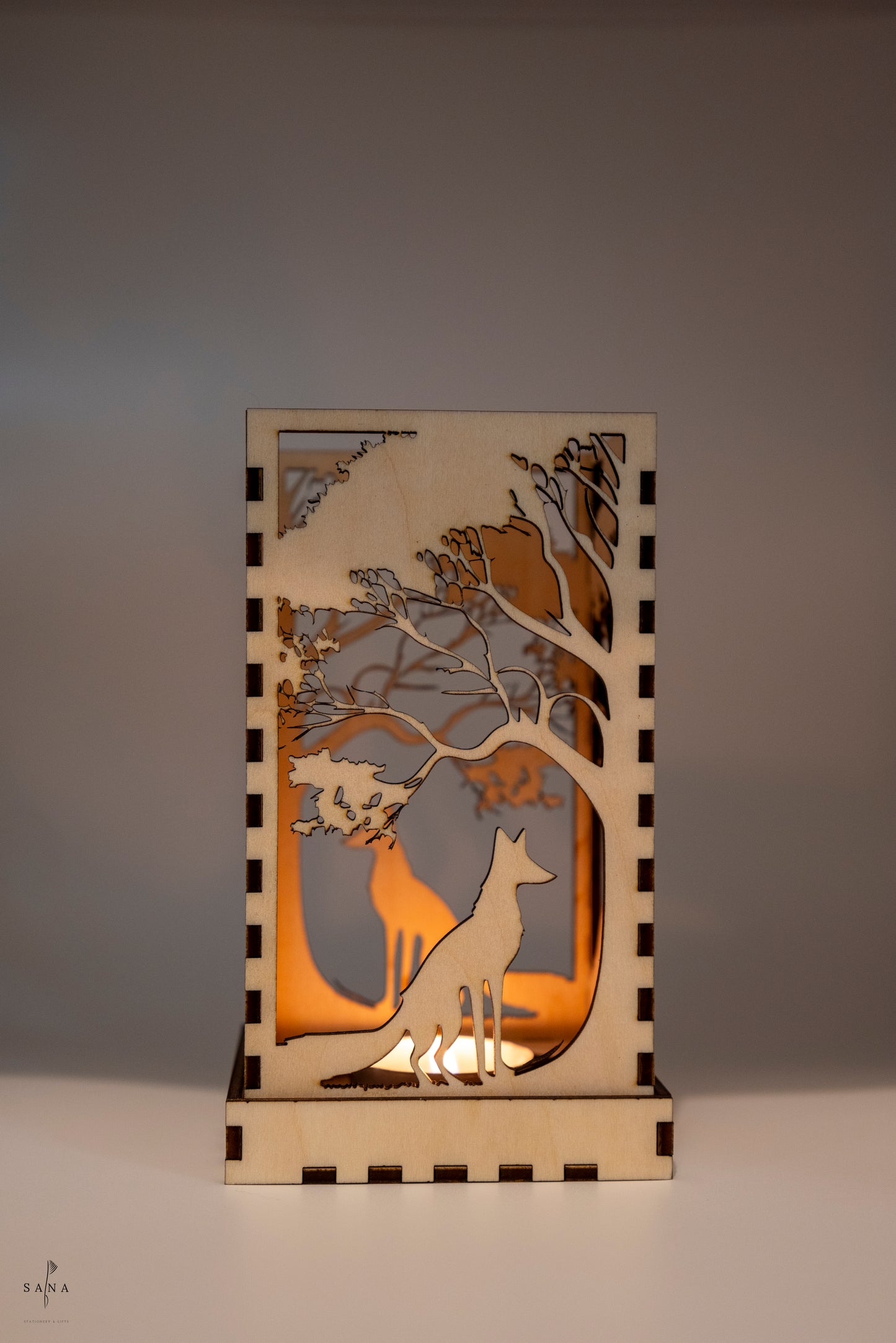 Enchanting Woodland Tea Light Lantern