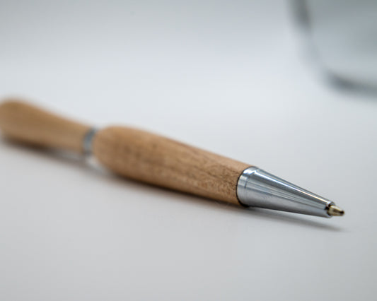 Sugar Maple with Chrome Hardware | Slimline Ballpoint Pen
