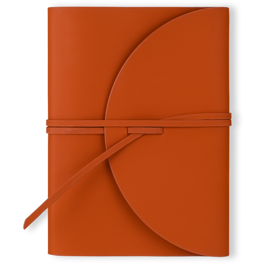 Pella Firenze Diary/Journal, Flexy Vegan Cover (English Red)