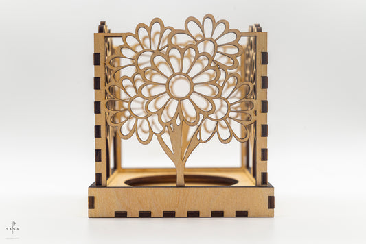 Daisy Bouquet Tea Light Lantern