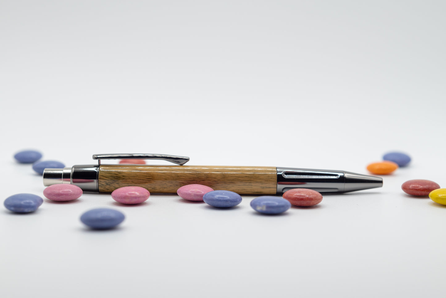 Palo Santo Rosewood with Gunmetal Hardware | Luxor Push Button Click Pen