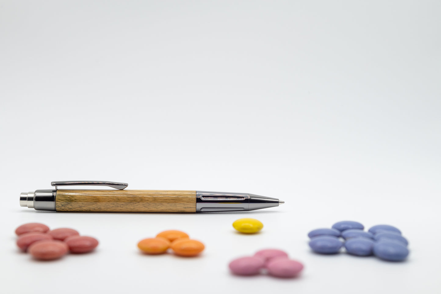 Palo Santo Rosewood with Gunmetal Hardware | Luxor Push Button Click Pen