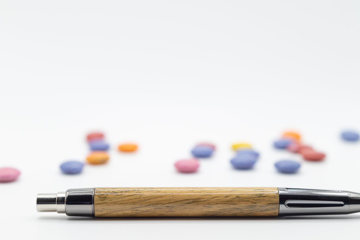 Palo Santo Rosewood with Gunmetal Hardware | Luxor Push Button Click Pen