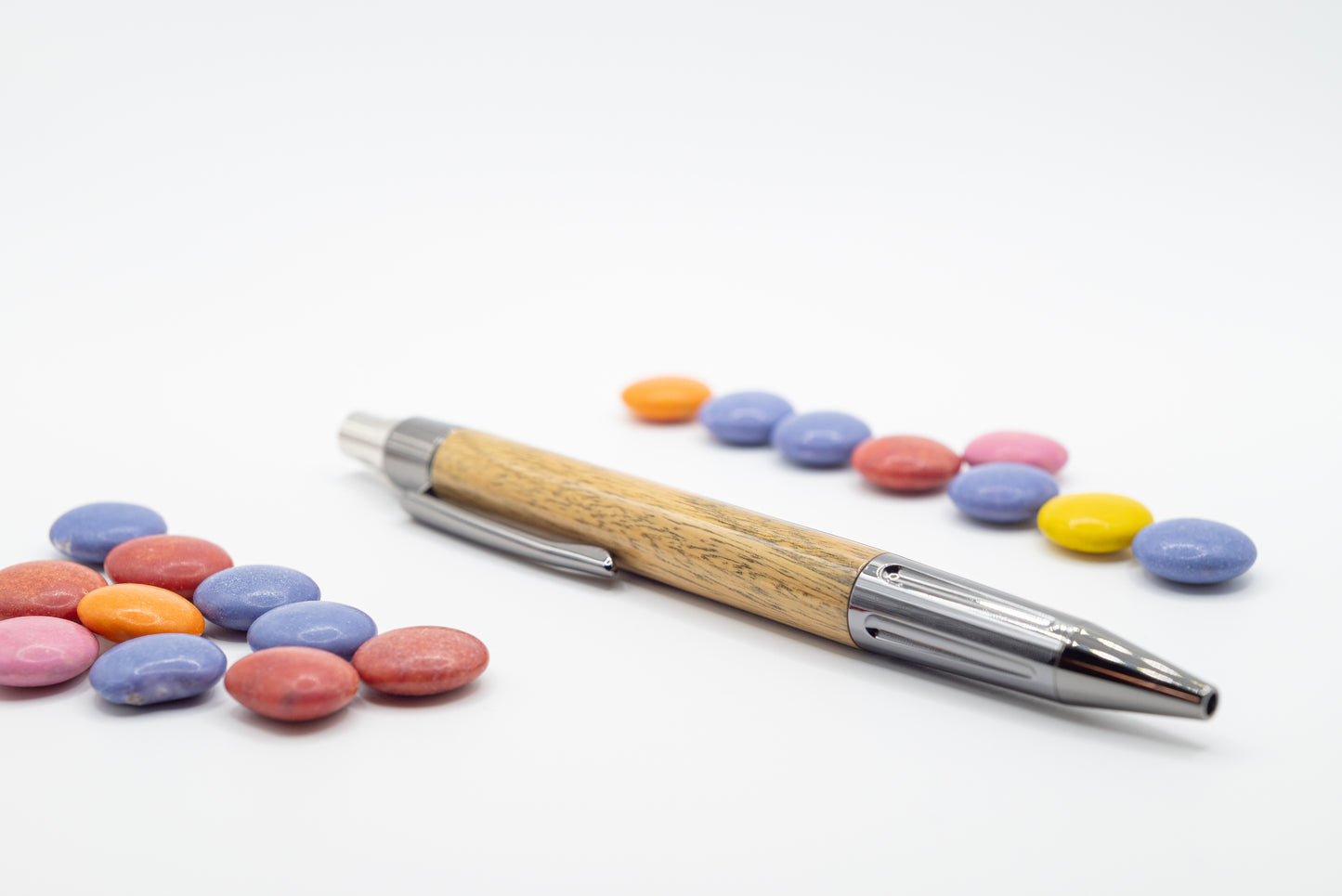 Palo Santo Rosewood with Gunmetal Hardware | Luxor Push Button Click Pen
