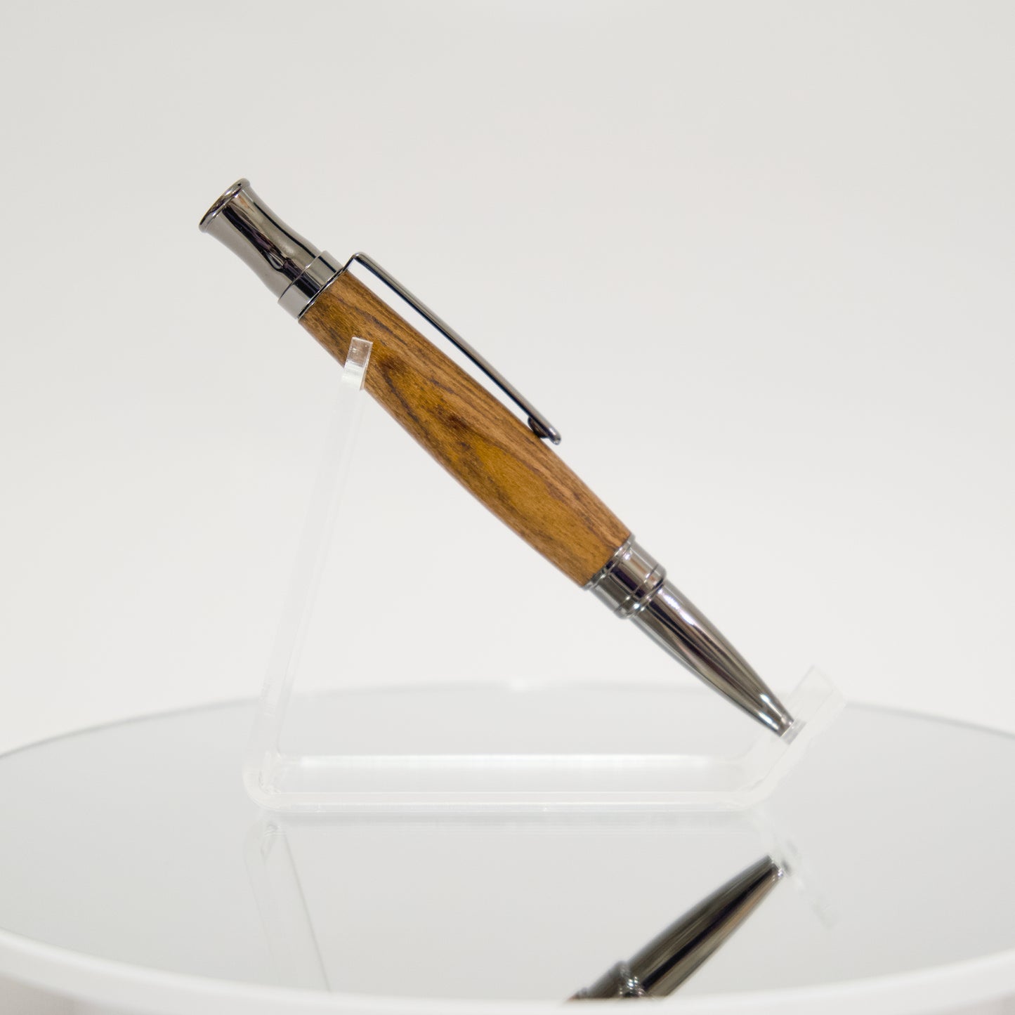 Teak Etesia Twist Ballpoint Pen – Gunmetal