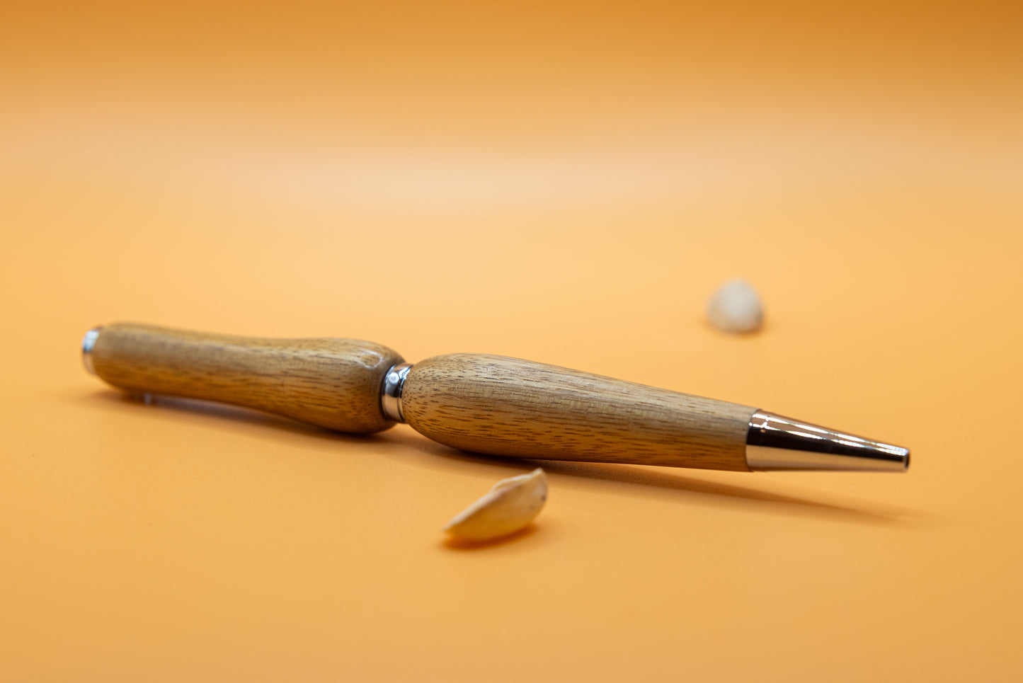 Yellow Tarara Wood with Chrome Hardware | Slimline Ballpoint Pen