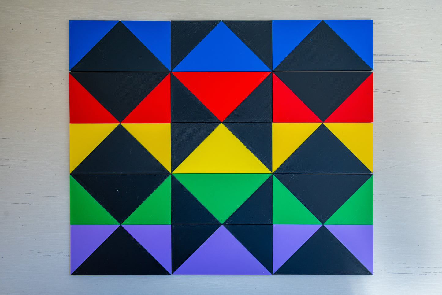 3D Printed Diamond Pattern Tiles