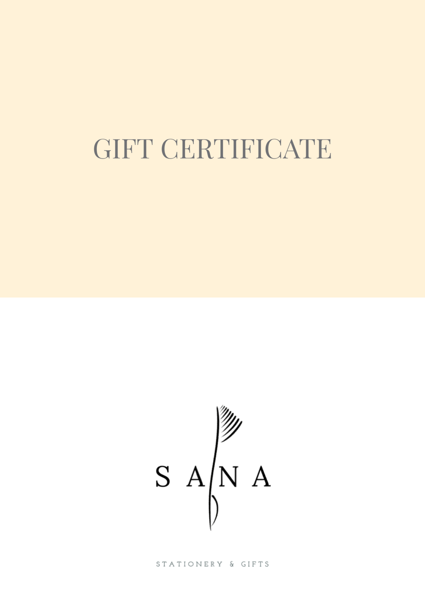 SANA Gift Card
