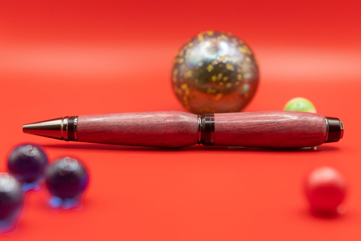 Purpleheart with Gunmetal Hardware | Cigar Pen