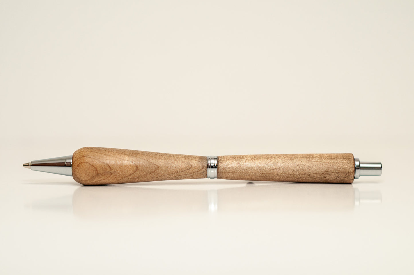 Curly Maple with Chrome Hardware | Mechanical Pencil