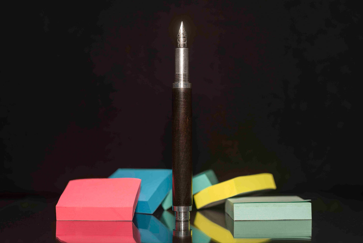 Gaboon Ebony with RAW Aluminum Hardware | RAW Fountain Pen