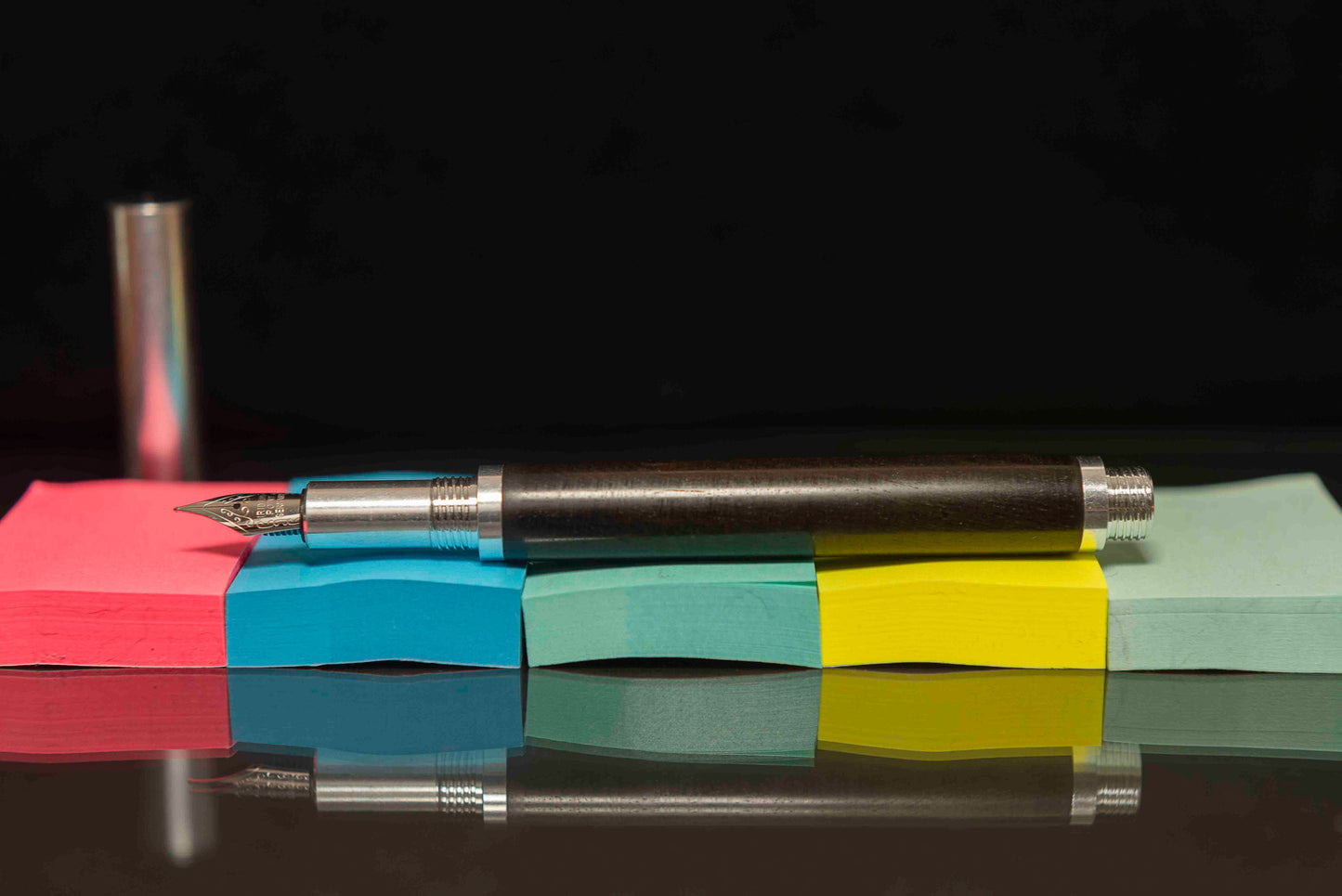 Gaboon Ebony with RAW Aluminum Hardware | RAW Fountain Pen
