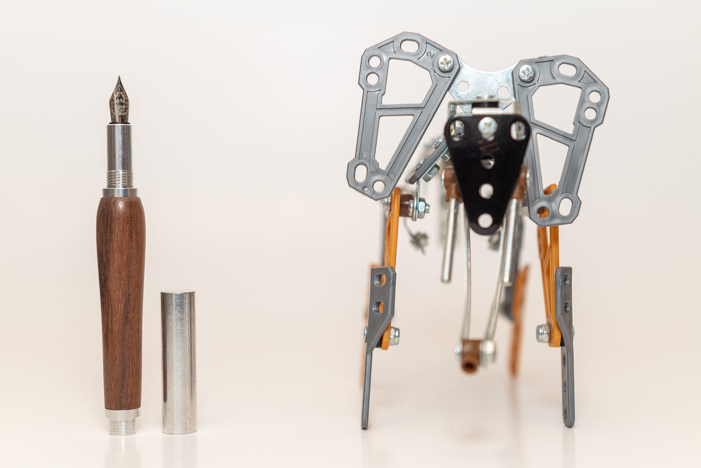 Indonesian Rosewood with RAW Aluminum Hardware | RAW Fountain Pen