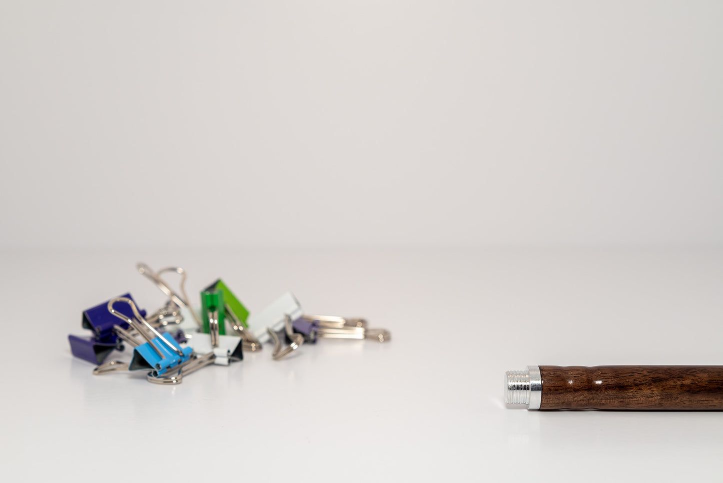 Walnut with RAW Aluminum Hardware | RAW Fountain Pen