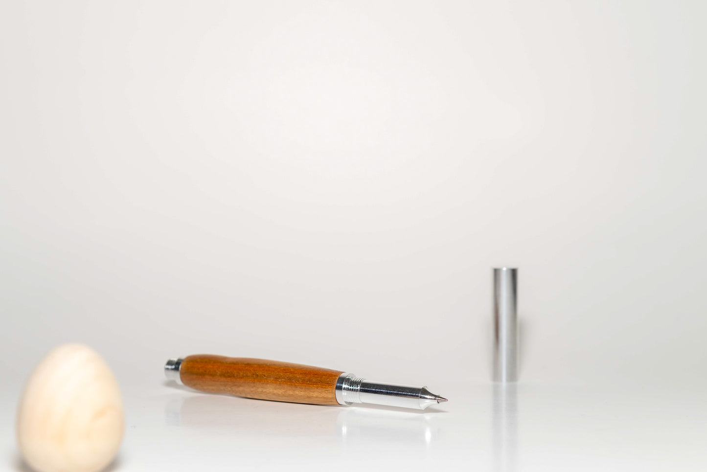 Yellow Tarara with RAW Aluminum Hardware | RAW Rollerball Pen