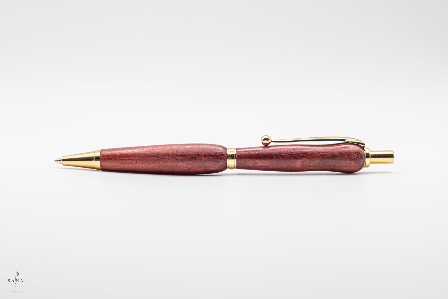 Redheart with Gold Hardware | Slimline Mechanical Pencil