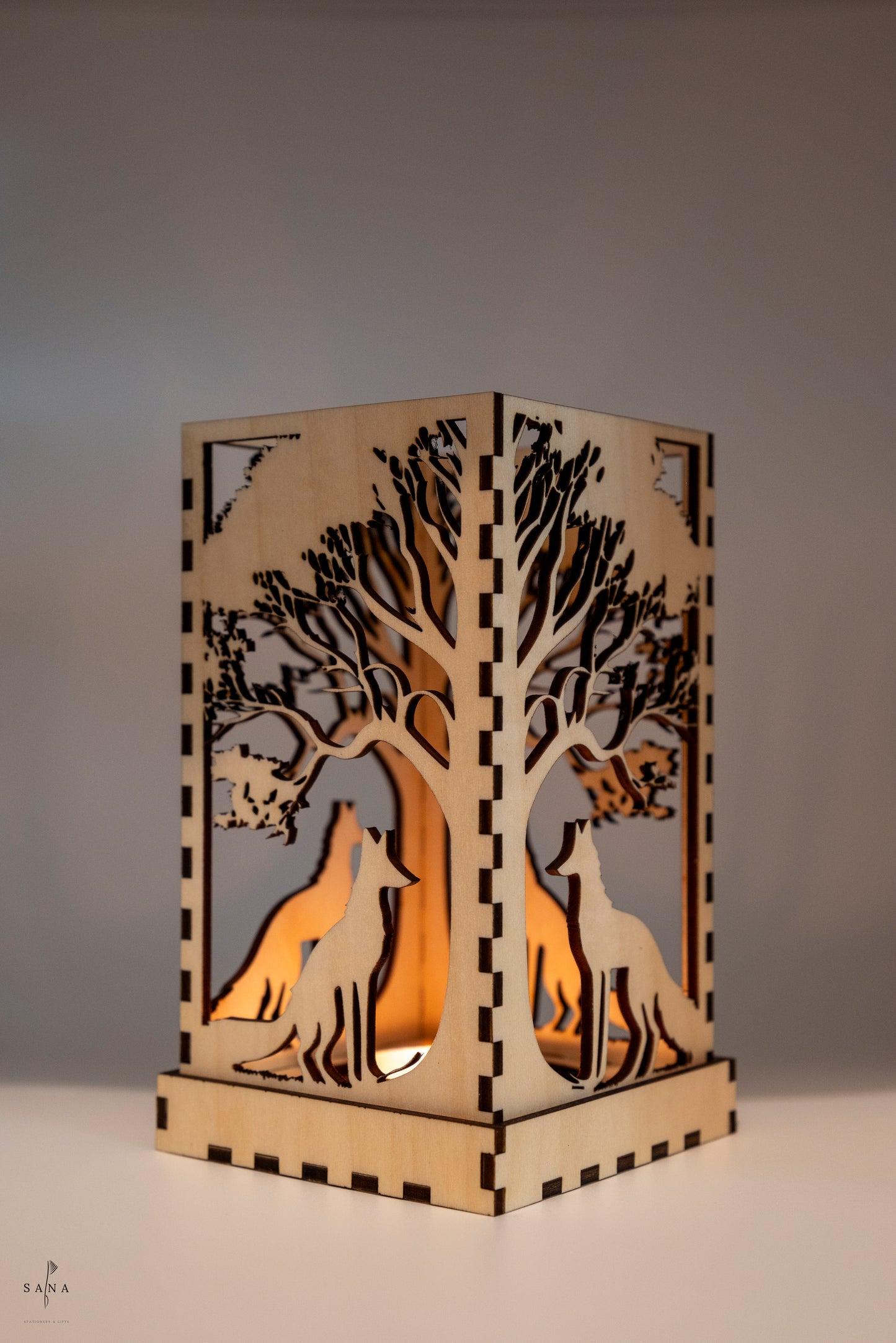Enchanting Woodland Tea Light Lantern