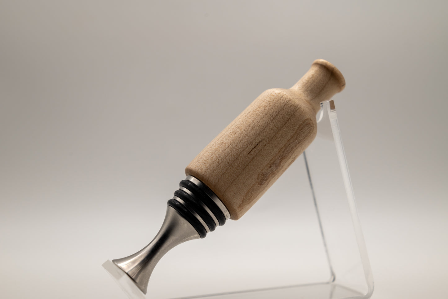 Wormy Maple Bottle Stopper