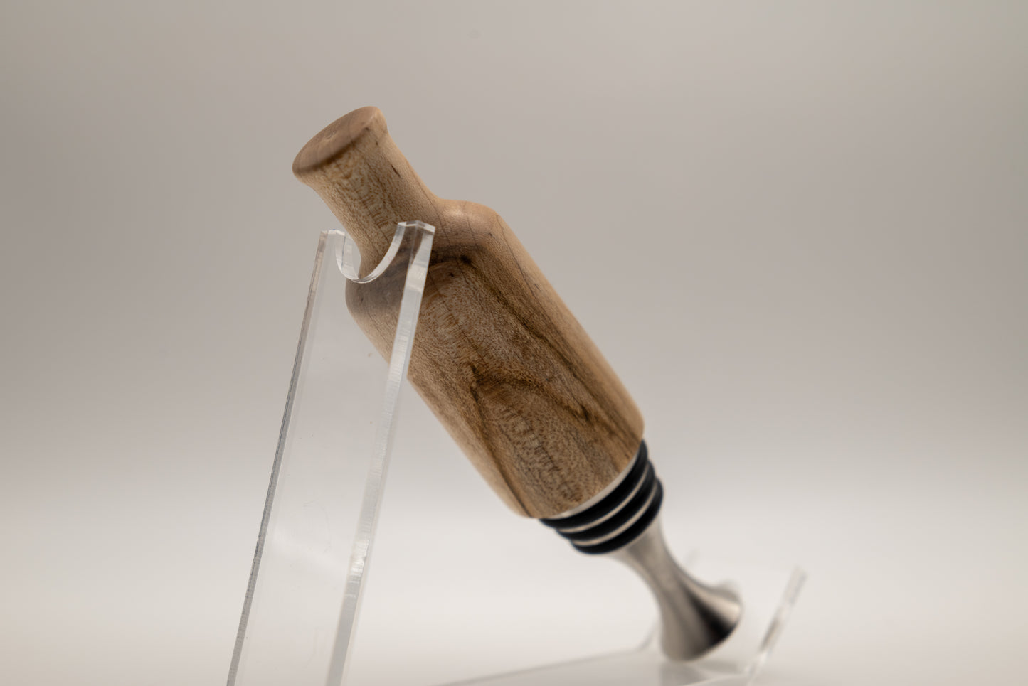 Wormy Maple Bottle Stopper