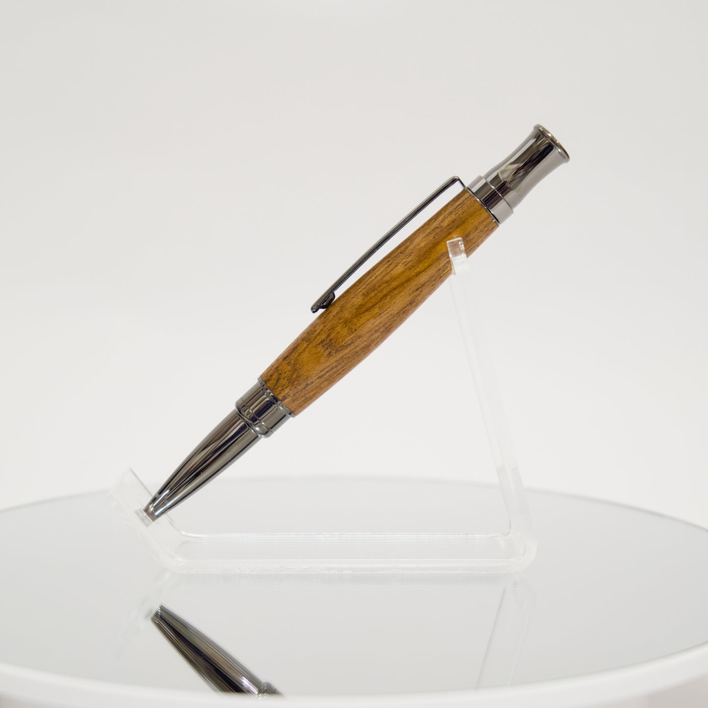 Teak Etesia Twist Ballpoint Pen – Gunmetal