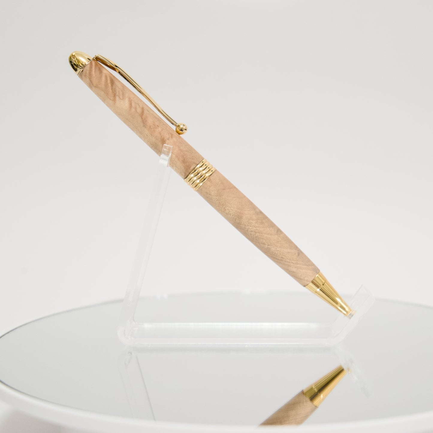 Maple Burl Streamline Twist Ballpoint Pen