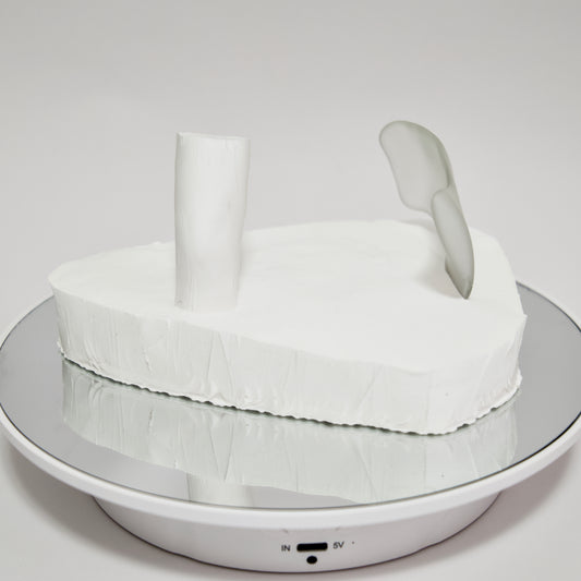 Pen Rest Study No. 002 – Eco-Resin & Recycled Frosted Glass