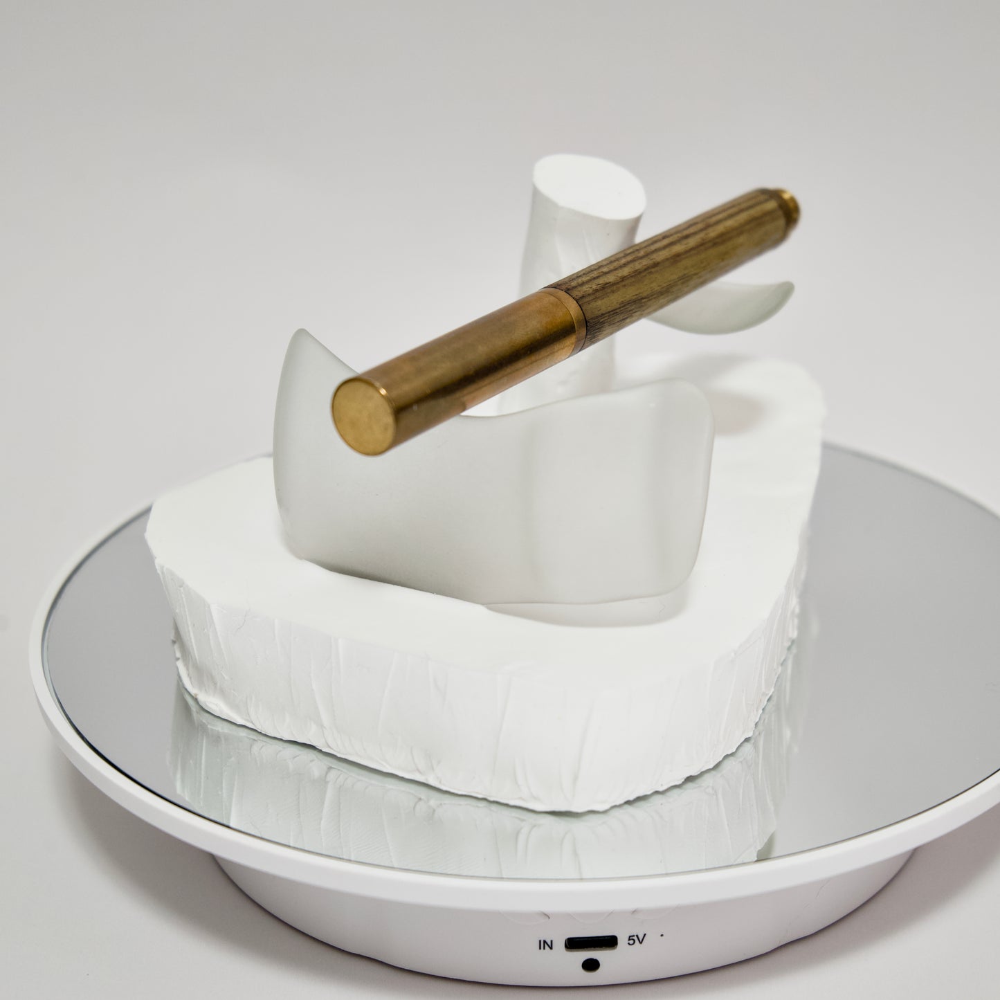 Pen Rest Study No. 002 – Eco-Resin & Recycled Frosted Glass