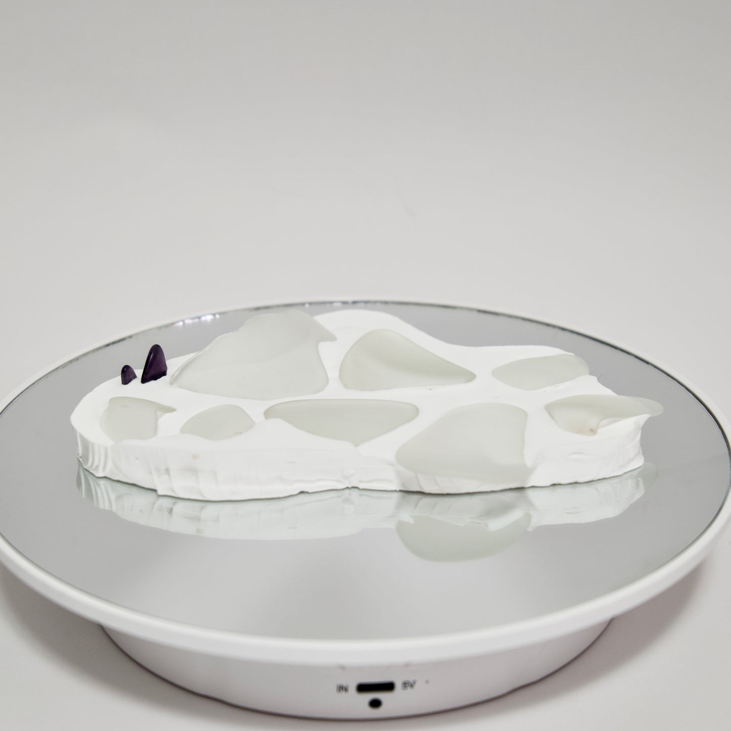 Pen Rest Study No. 003 – Eco-Resin & Recycled Frosted Glass