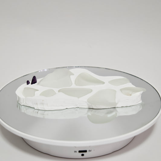 Pen Rest Study No. 003 – Eco-Resin & Recycled Frosted Glass