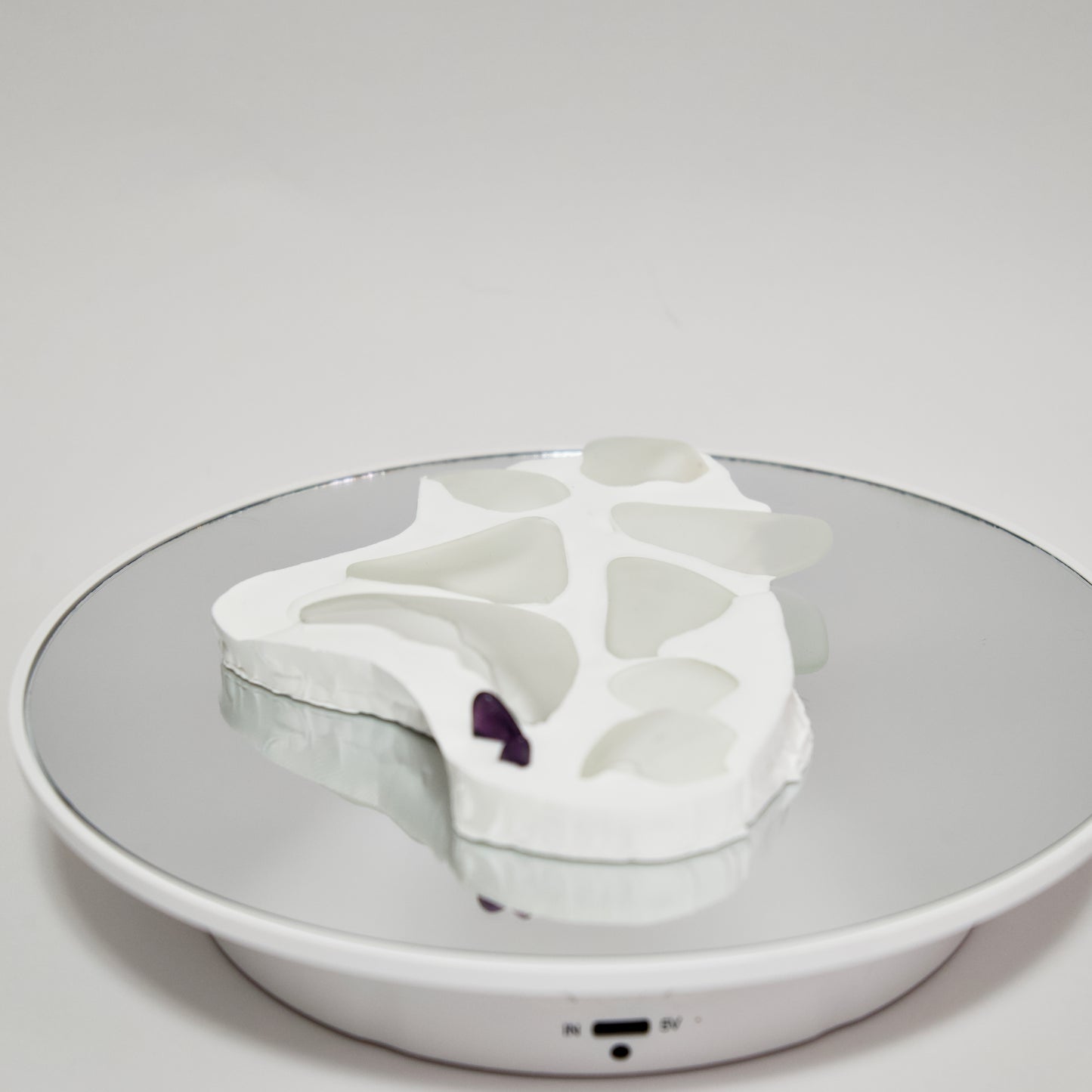 Pen Rest Study No. 003 – Eco-Resin & Recycled Frosted Glass