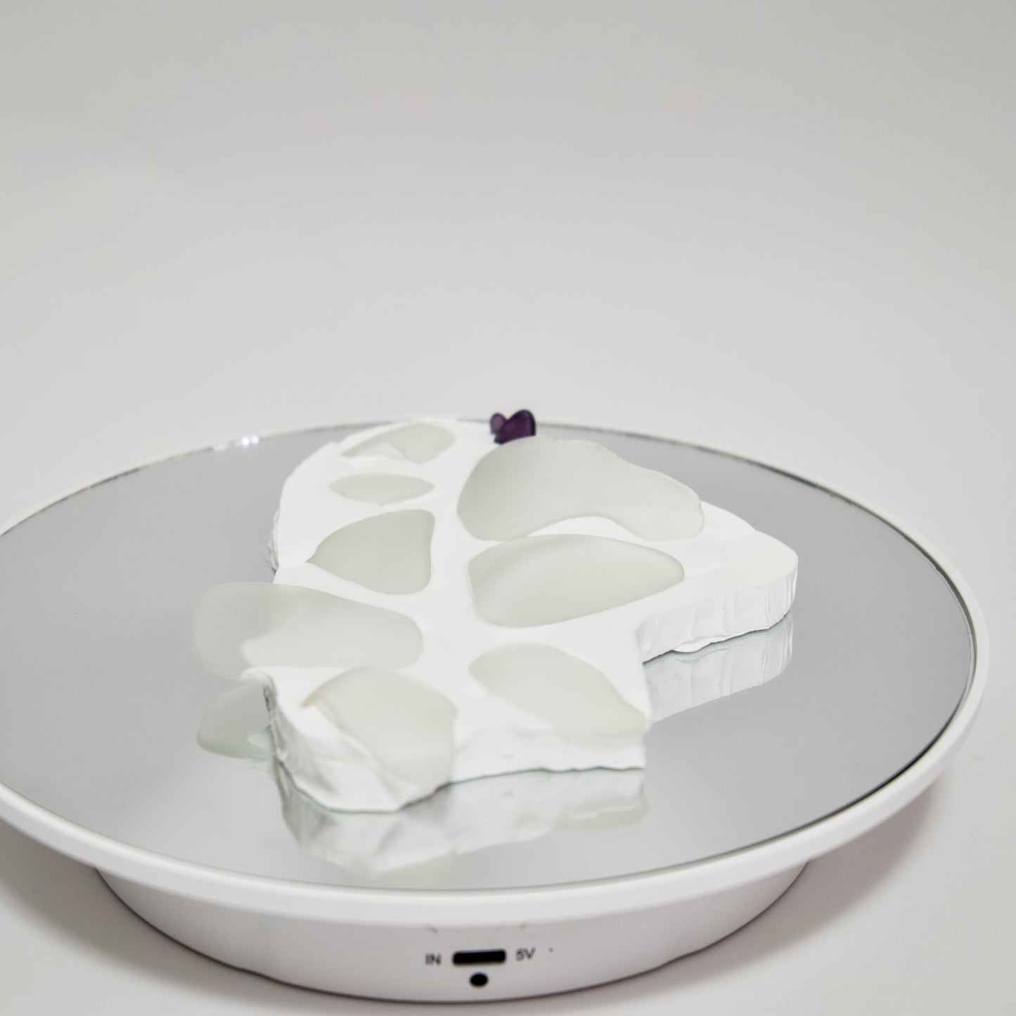 Pen Rest Study No. 003 – Eco-Resin & Recycled Frosted Glass