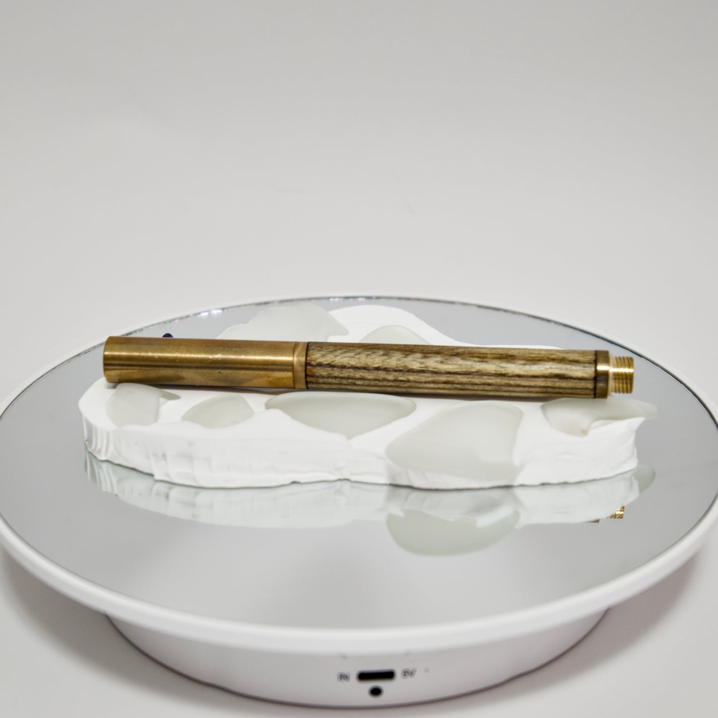 Pen Rest Study No. 003 – Eco-Resin & Recycled Frosted Glass