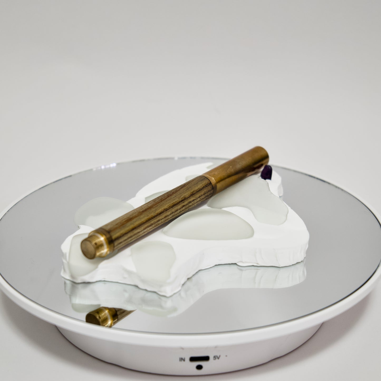 Pen Rest Study No. 003 – Eco-Resin & Recycled Frosted Glass