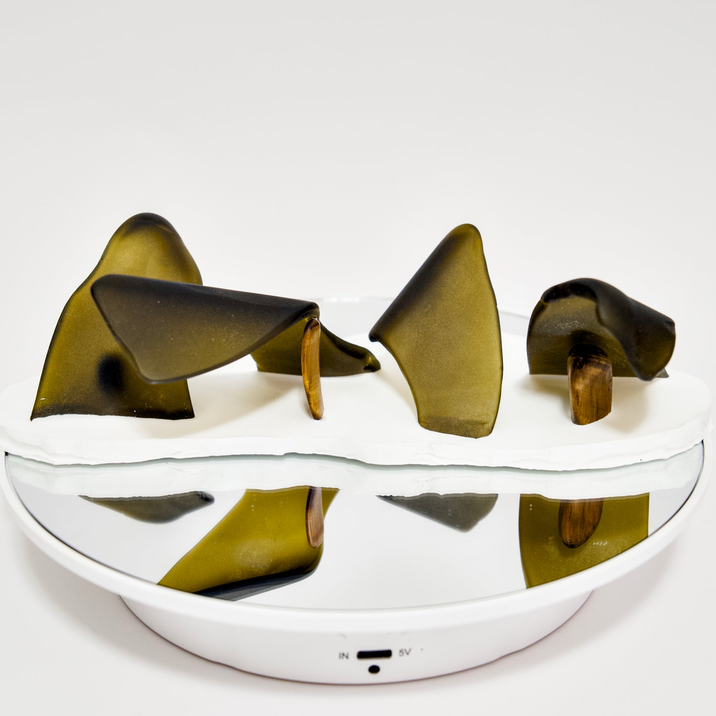 Pen Rest Study No. 004 – Eco-Resin & Recycled Frosted Glass