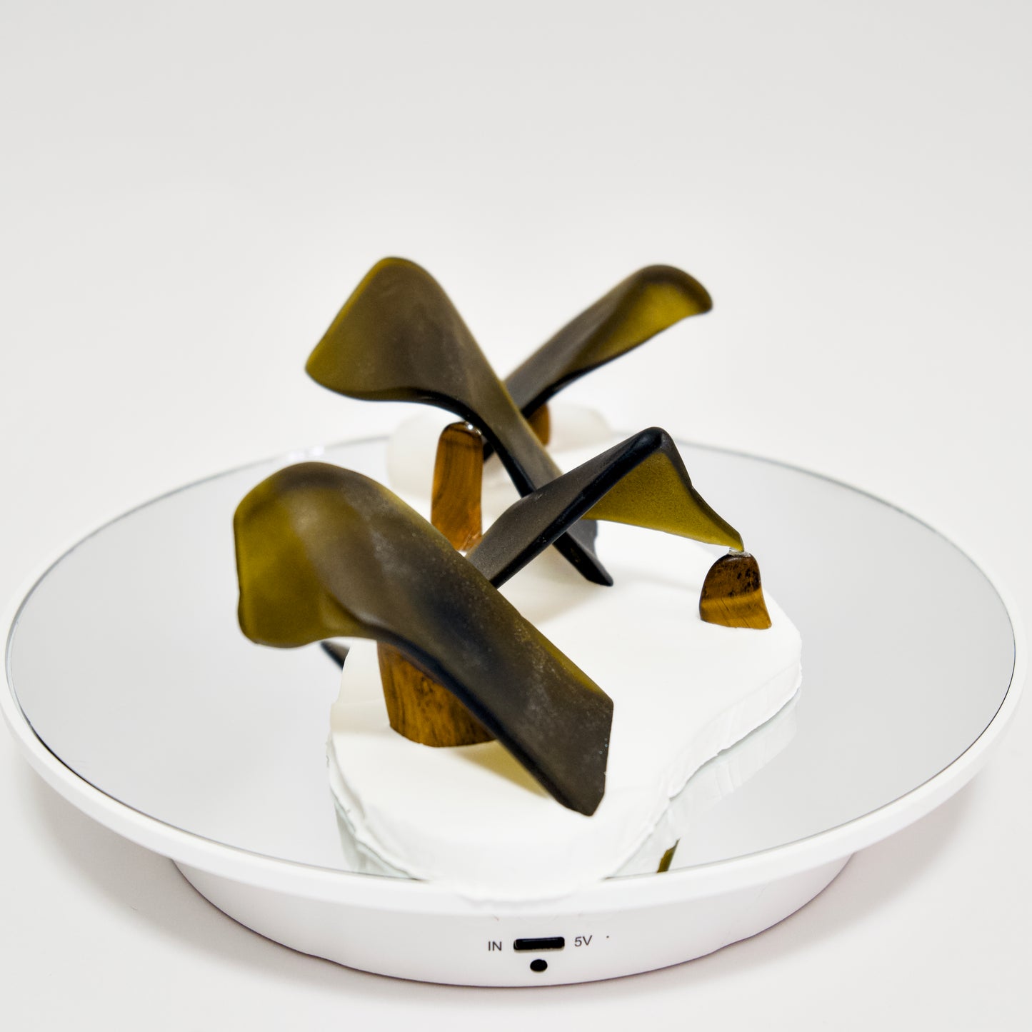 Pen Rest Study No. 004 – Eco-Resin & Recycled Frosted Glass