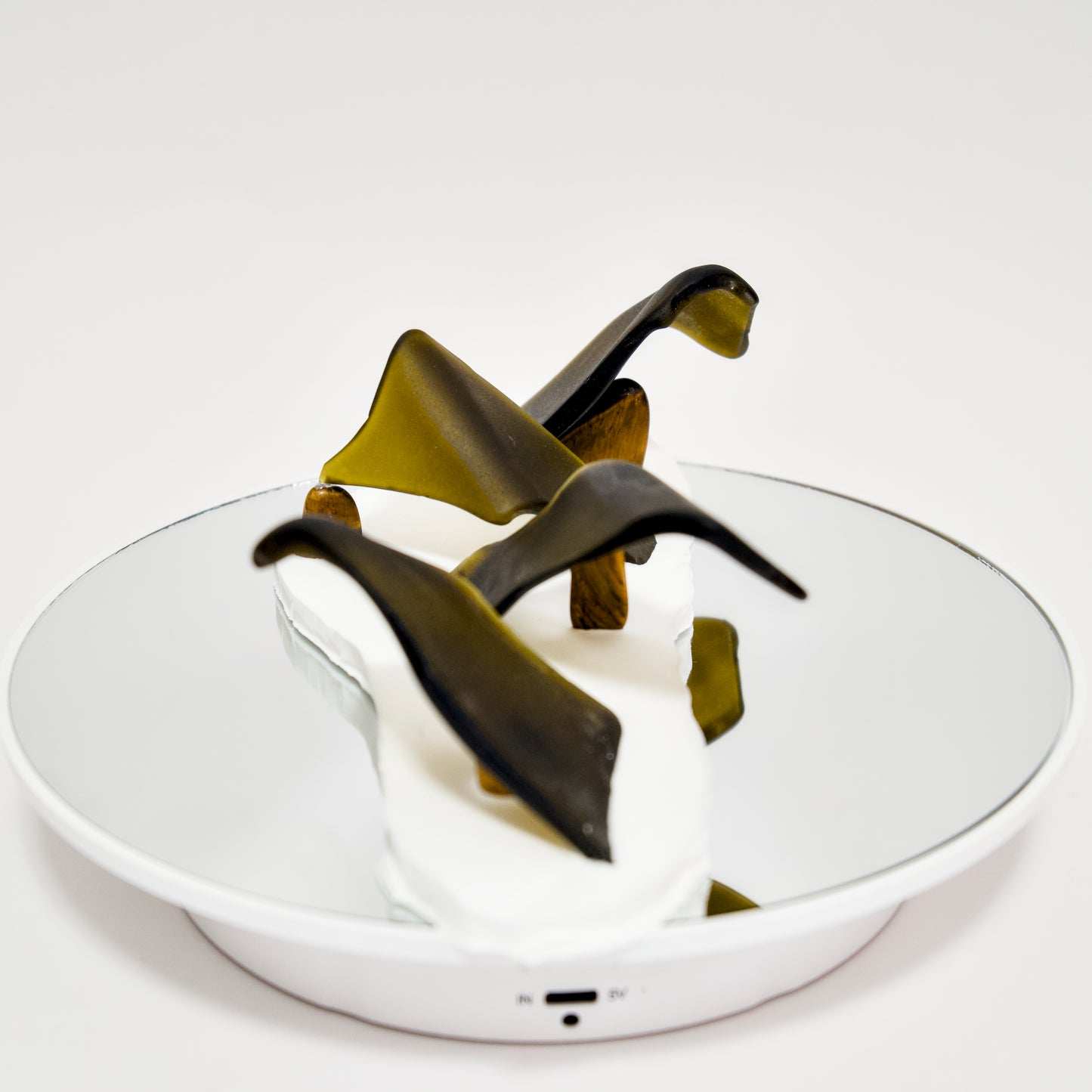 Pen Rest Study No. 004 – Eco-Resin & Recycled Frosted Glass